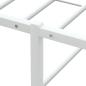 Preview: Bettgestell ohne Matratze Weiß 140x200 cm Metall