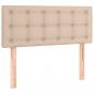 Preview: Boxspringbett mit Matratze Cappuccino-Braun 80x200cm Kunstleder