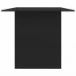 Preview: Esstisch Schwarz 180x90x76 cm Holzwerkstoff