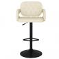 Preview: Barhocker 2 Stk. Creme Stoff