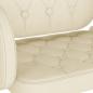 Preview: Barhocker 2 Stk. Creme Stoff