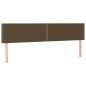 Preview: Boxspringbett mit Matratze Dunkelbraun 200x200 cm Stoff