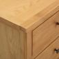 Preview: Schubladenschrank 105 x 33,5 x 73 cm Massivholz Eiche