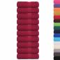 Preview: Seiftücher 10 Stk. Bordeauxrot 30x30 cm 360 g/m² 100% Baumwolle
