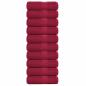Preview: Seiftücher 10 Stk. Bordeauxrot 30x30 cm 360 g/m² 100% Baumwolle
