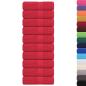 Preview: Gästetücher 10 Stk. Rot 30x50 cm 360 g/m² 100% Baumwolle