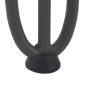 Preview: Haarnadelbeine 4 Stk. Anthrazit 42 cm Massivstahl