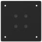 Preview: Couchtischbeine 4 Stk. Schwarz 72-74 cm Stahl