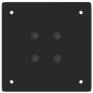 Preview: Couchtischbeine 4 Stk. Schwarz 72-74 cm Stahl