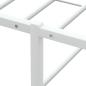 Preview: Bettgestell ohne Matratze Weiß 90x200 cm Metall