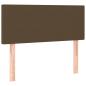 Preview: Boxspringbett mit Matratze Dunkelbraun 90x190 cm Stoff