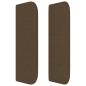 Preview: Kopfteil mit Ohren Dunkelbraun 83x16x78/88 cm Stoff