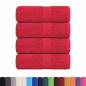 Preview: Gästetücher 4 Stk. Rot 30x50 cm 360 g/m² 100% Baumwolle
