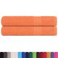 Preview: Saunatücher 2 Stk. Orange 80x200 cm 360 g/m² 100% Baumwolle