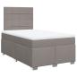 Preview: Boxspringbett mit Matratze Taupe 120x190 cm Stoff