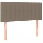 Preview: Boxspringbett mit Matratze Taupe 80x200 cm Stoff