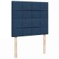 Preview: Boxspringbett mit Matratze Blau 120x200 cm Stoff
