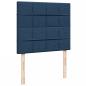Preview: Boxspringbett mit Matratze Blau 120x190 cm Stoff