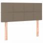 Preview: Boxspringbett mit Matratze Taupe 80x200 cm Stoff