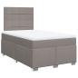 Preview: Boxspringbett mit Matratze Taupe 120x190 cm Stoff