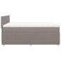 Preview: Boxspringbett mit Matratze Taupe 140x190 cm Stoff