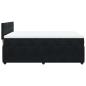 Preview: Boxspringbett mit Matratze Schwarz 140x190 cm Samt