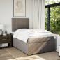 Preview: Boxspringbett mit Matratze Taupe 120x200 cm Stoff