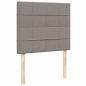 Preview: Boxspringbett mit Matratze Taupe 120x200 cm Stoff