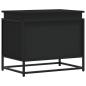 Preview: Aufbewahrungsbox mit Deckel Schwarz 60x40x51,5 cm Holzwerkstoff