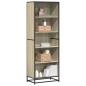 Preview: ARDEBO.de - Bücherregal Sonoma-Eiche 60x35x170,5 cm Holzwerkstoff