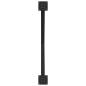 Preview: Esstischbeine X-Form 2 Stk. Schwarz 90x(72-73) cm Stahl