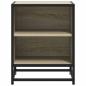Preview: Nachttische 2 Stk. Sonoma-Eiche 40x31x50cm Holzwerkstoff Metall