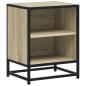 Preview: Nachttische 2 Stk. Sonoma-Eiche 40x31x50cm Holzwerkstoff Metall
