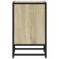 Preview: Nachttische 2 Stk. Sonoma-Eiche 40x31x50cm Holzwerkstoff Metall