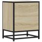Preview: Nachttische 2 Stk. Sonoma-Eiche 40x31x50cm Holzwerkstoff Metall