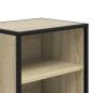 Preview: Nachttische 2 Stk. Sonoma-Eiche 40x31x50cm Holzwerkstoff Metall