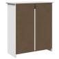 Preview: Flurschrank BODO Weiß 80x35x90 cm
