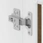 Preview: Küchen-Hängeschrank mit Glastür Porto Räuchereiche