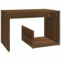Preview: Beistelltisch Braun Eichen-Optik 59x36x38 cm Holzwerkstoff