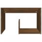 Preview: Beistelltisch Braun Eichen-Optik 59x36x38 cm Holzwerkstoff