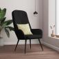 Preview: ARDEBO.de - Relaxsessel Schwarz Samt