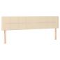 Preview: Boxspringbett mit Matratze Creme 120x190 cm Stoff