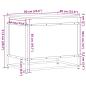 Preview: Aufbewahrungsbox mit Deckel Sonoma 60x40x51,5 cm Holzwerkstoff