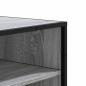 Preview: Schuhschrank Grau Sonoma 75x38x97,5 cm Holzwerkstoff Metall