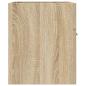 Preview: Waschbeckenschrank Sonoma-Eiche 41x38,5x46 cm Holzwerkstoff