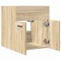 Preview: Waschbeckenschrank Sonoma-Eiche 41x38,5x46 cm Holzwerkstoff