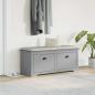 Preview: Flurbank BODO Grau 114x40x45 cm