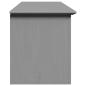 Preview: Flurbank BODO Grau 114x40x45 cm