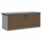 Preview: Flurbank BODO Grau 114x40x45 cm