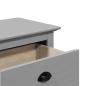 Preview: Flurbank BODO Grau 114x40x45 cm
